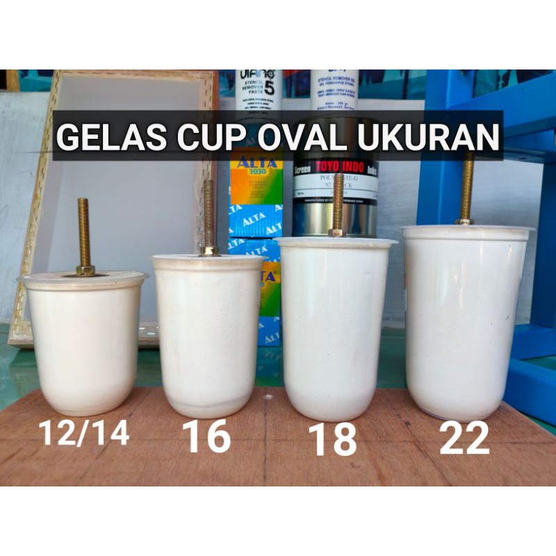 MOLDING GELAS CUP OVAL MURAH