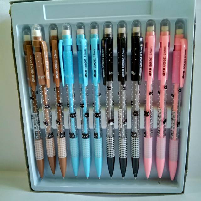 

24 pcs pensil mekanik Kecil Tizo Fancy 0.5 mm