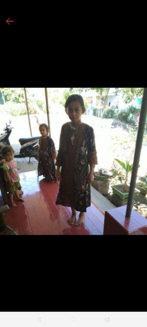 Couple Batik Keluarga Gamis Lonceng Model Jaz Gamis Jazzy Couple Gamis Batik Kerah Jaz Grosir Murah