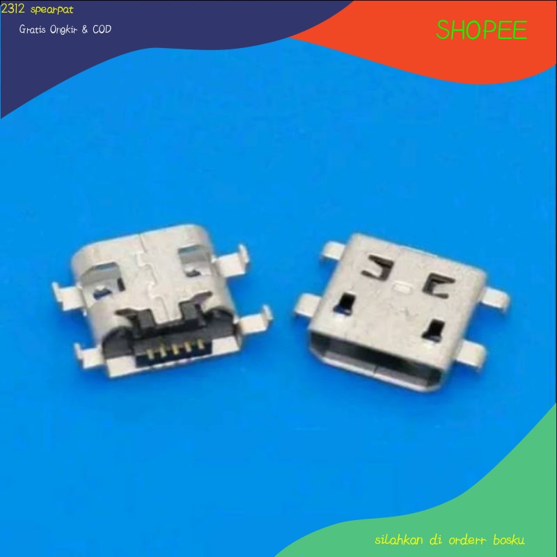 KONEKTOR CHARGER SMARTFREN UNIVERSAL REDMI NOTE 2 SEMUA HP CHINA 5 PIN