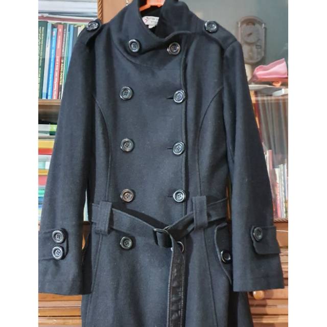 coat jaket winter wool preloved