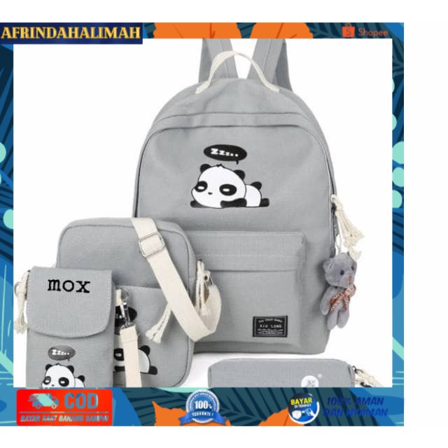 

TERBARU, TERMURAH- TAS PANDA SET BACKPACK|SEKOLAH|ANAK SEKOLAH|GENDONG|PANDA ANEH