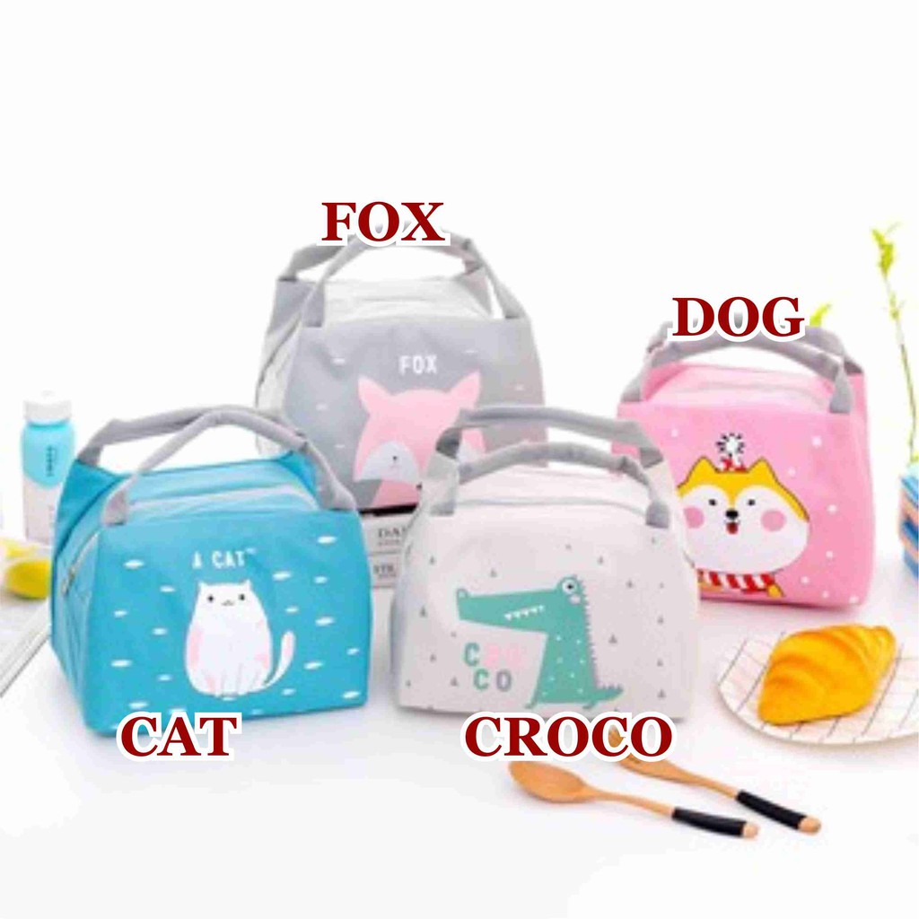 Mikusoo TAS BEKAL KARAKTER  HAND LUNCH BAG KOREA