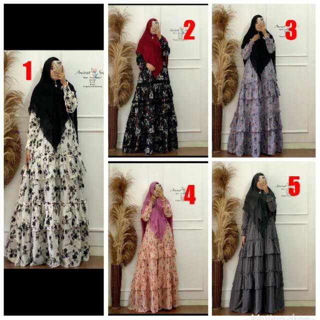 Set syar'i Aminah ORI fajar Coll/fino