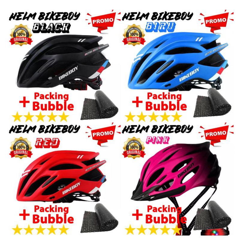 Dikirim dari Medan Helm Sepeda Bikeboy (Original &amp; Garansi) Terjamin bayar COD.