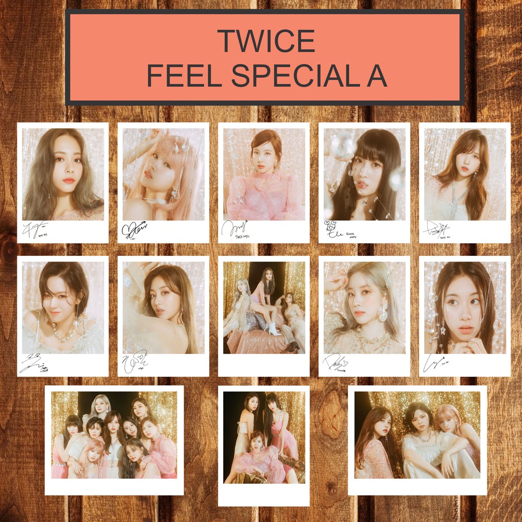 TWICE SIGNED KPOP POLAROID FANCY YOU SINGLE