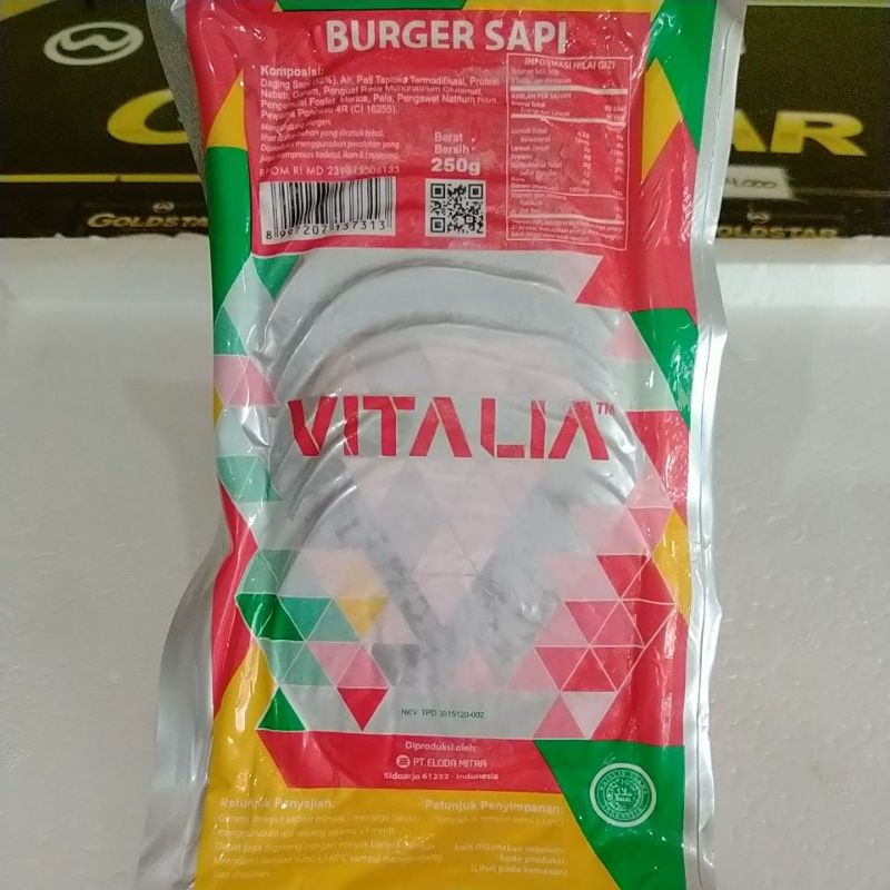 

VITALIA BURGER SAPI ISI 10 - TASYA KITCHEN