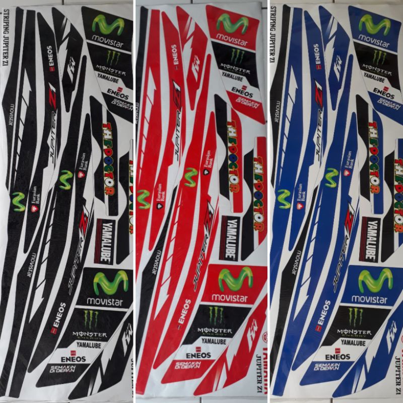 Striping Variasi Jupiter Z1 movistar eneos