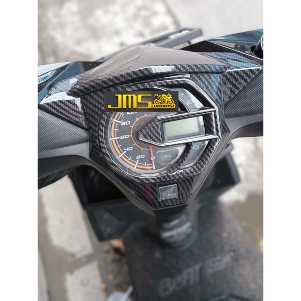 cover tutup carbon speedo meter di batok beat esp fi new 2016-2019 dan 2020-2022 zoro pnp