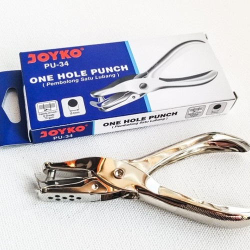 Pembolong Kertas Joyko / One Hole Punch Merk Joyko