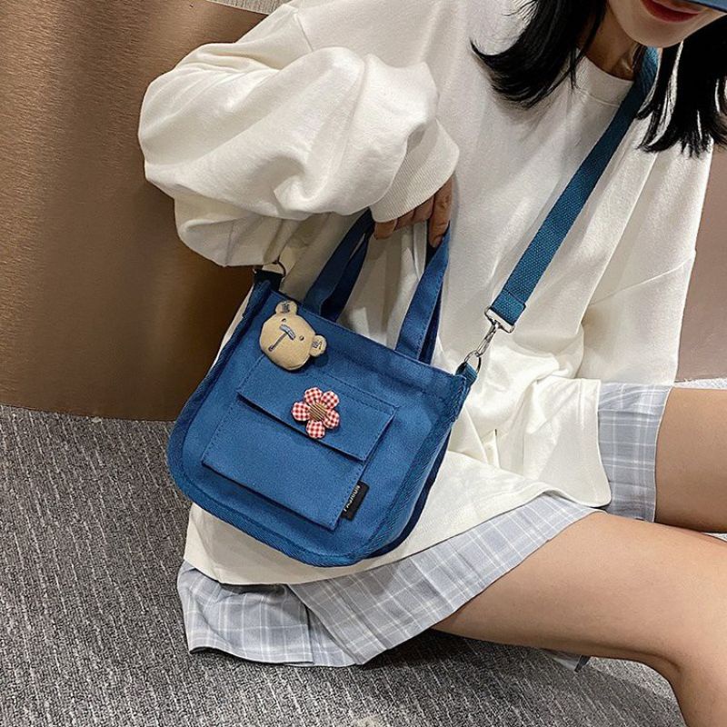 Medan Termurah Slingbag import Tas chic sen garis korea fashion import