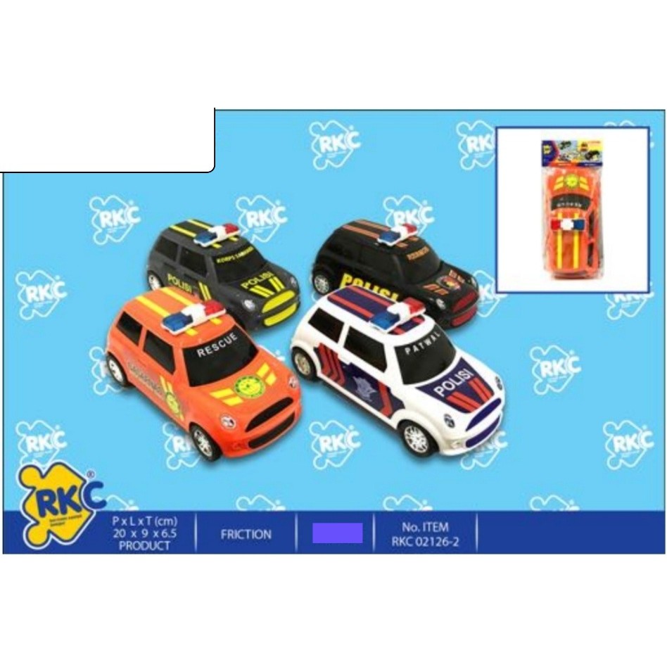 Mainan Mobil Mini Cooper Ser Polisi Basarnas