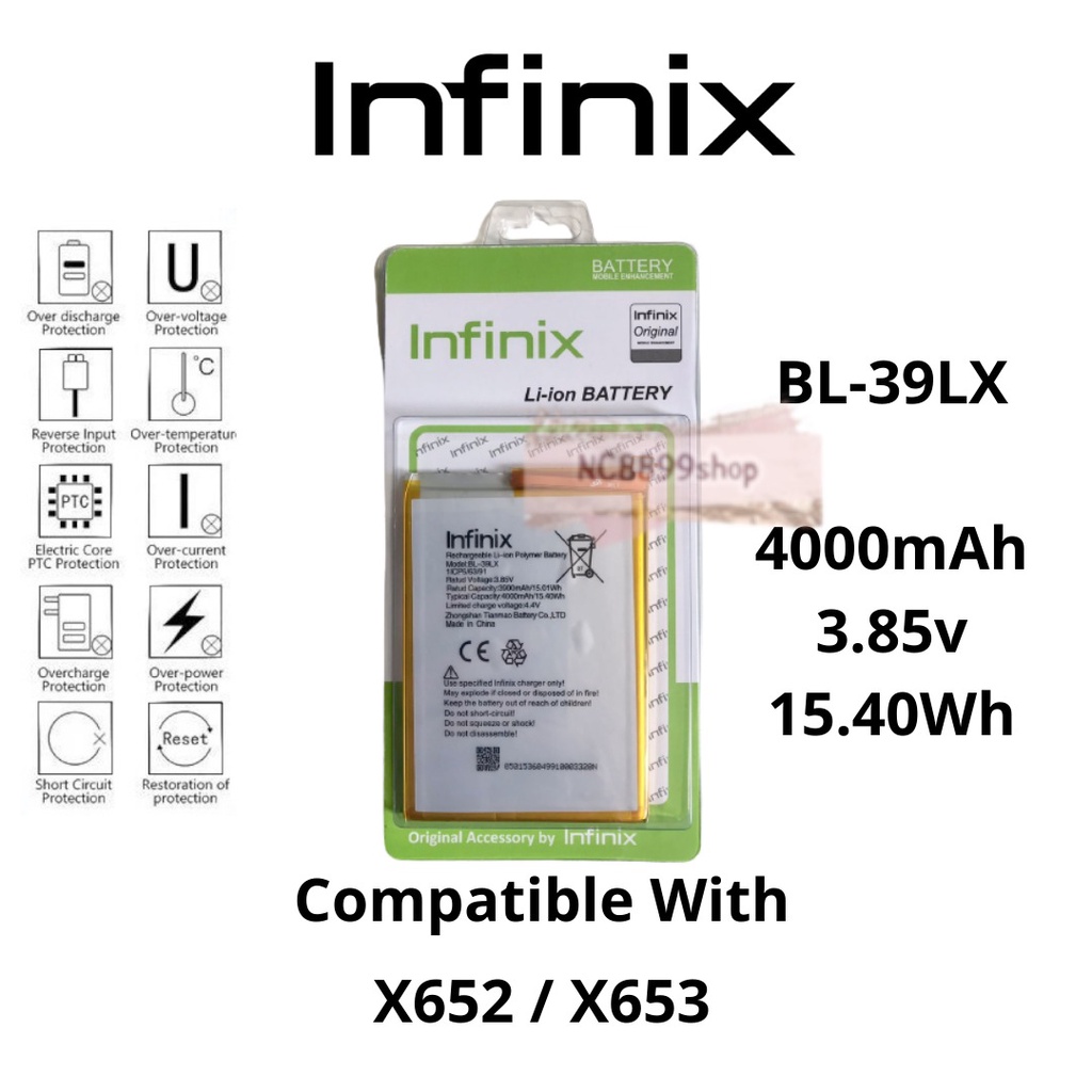 Batre Baterai Battery Original Infinix BL-39LX / BL39LX / S5 / X652 / X653