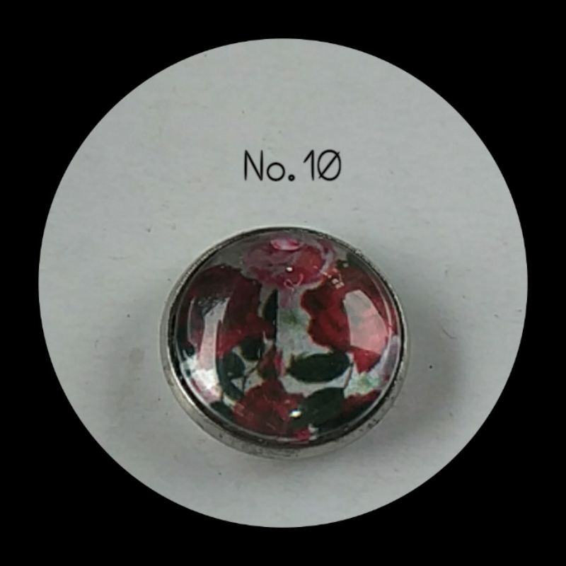 BM05-BROS MAGNET BUNGA /MAGNETIC HIJAB BROOCH 18MM-No. 10