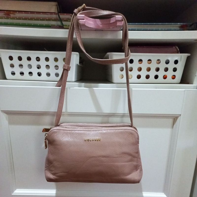 Preloved sling bag salem/peach  Mclanee
