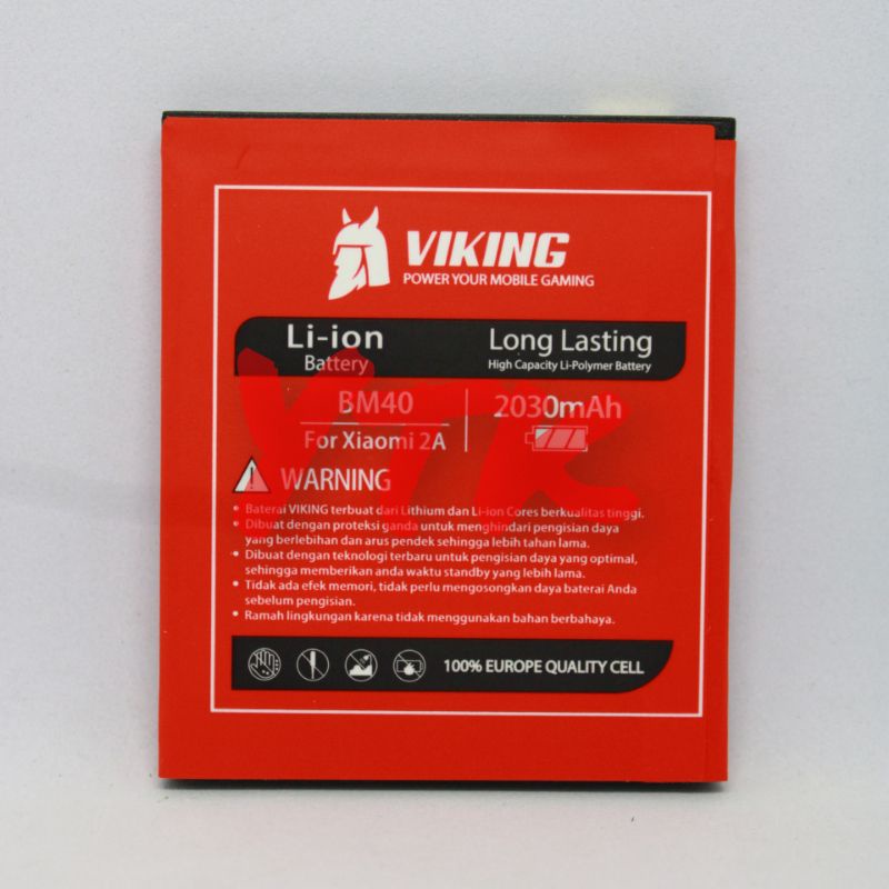 Batre/Baterai/Battery VIKING Xiaomi BM40 / Mi 2A