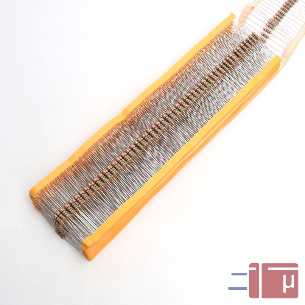 X10 Resistor 560R 560 Ohm 1/2W Karbon 5% Taiwan Kaki Tembaga