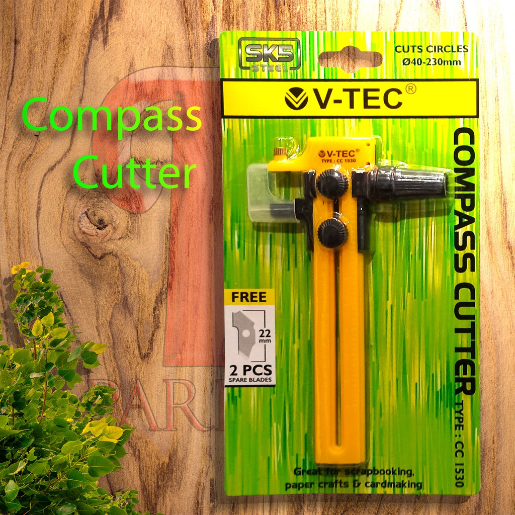 

V-Tec Rotary Cutter/Compass Cutter/Cutter/Pemotong Kain/Katter