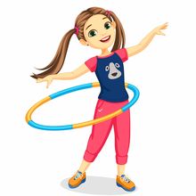 443 - Mainan Olahraga Holahoop / Hula Hoop Tanggung B443