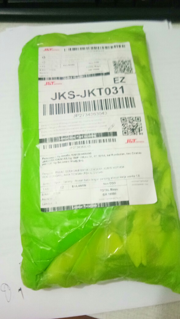 Atasan Batik Lengan Panjang Atasan Kerja Wanita