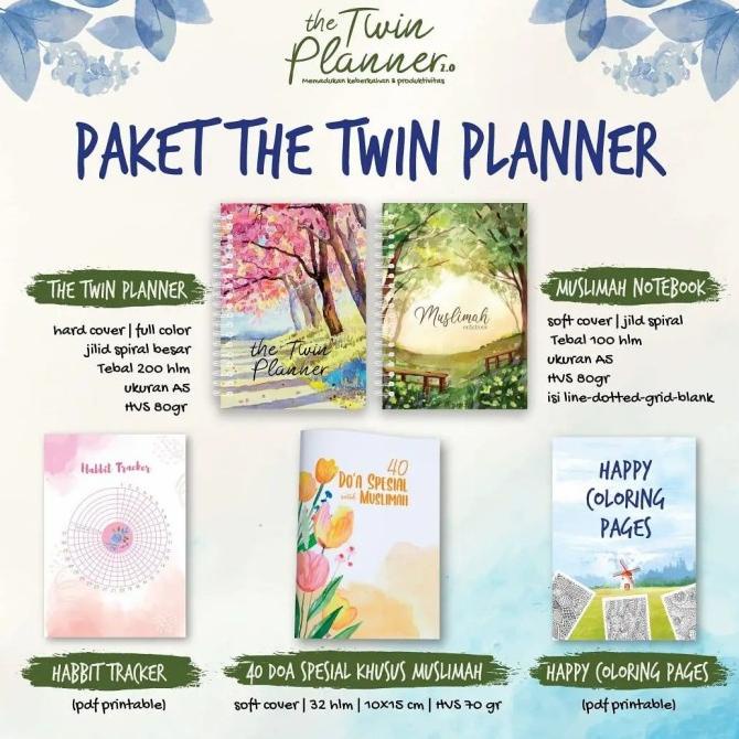 

Terbaru Paket The Twin Planner 2022