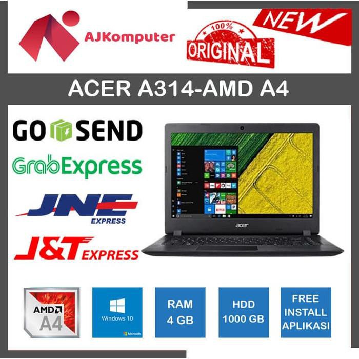 LP2500 Laptop Acer Aspire 3 A314-21 - AMD A4-9120E - 4GB - 500GB - NEW