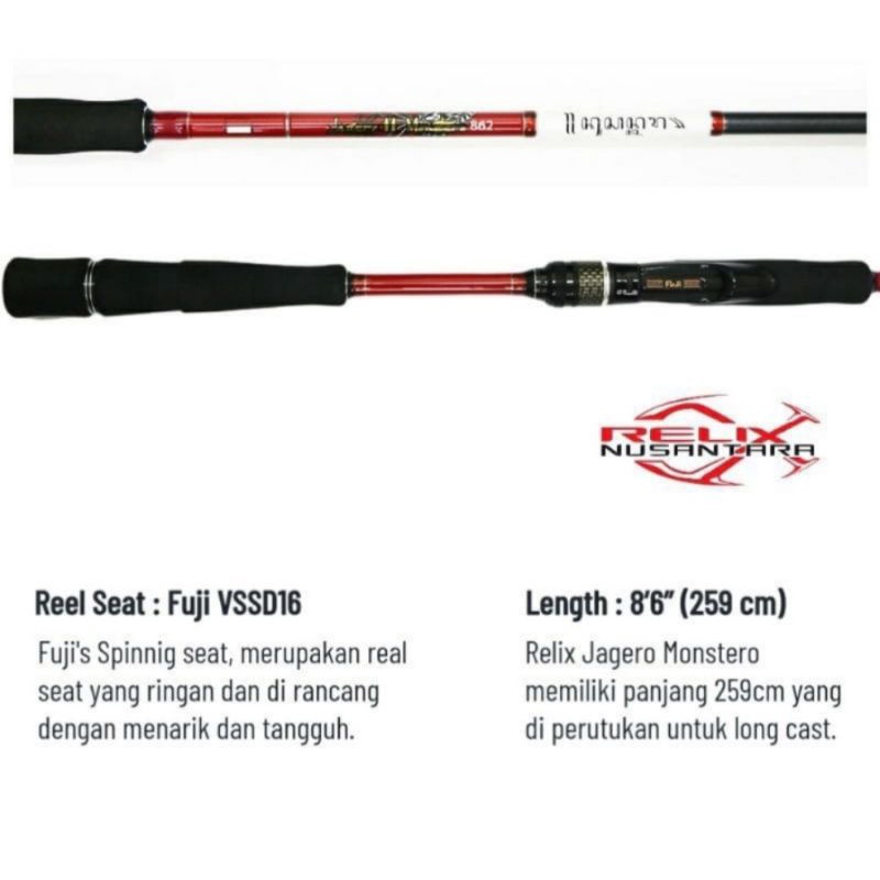 joran UL relix nusantara,jagero monstero' 862
