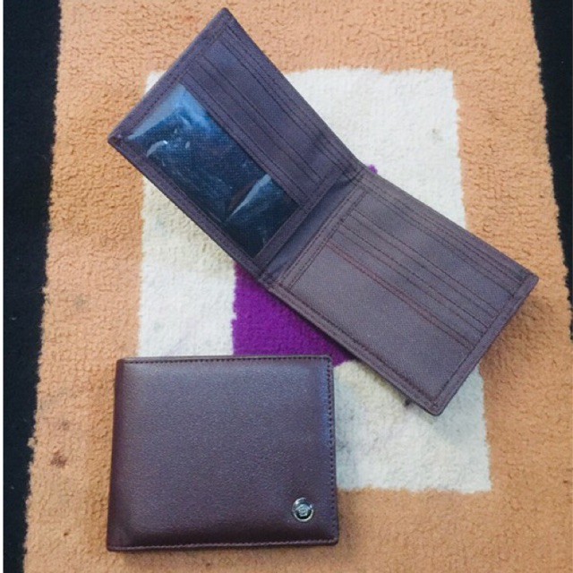 dompet lipat pria bahan kulit sintetis lokal sp4 logo #dompet #dompetlipat #dompetpria #dompetlokal