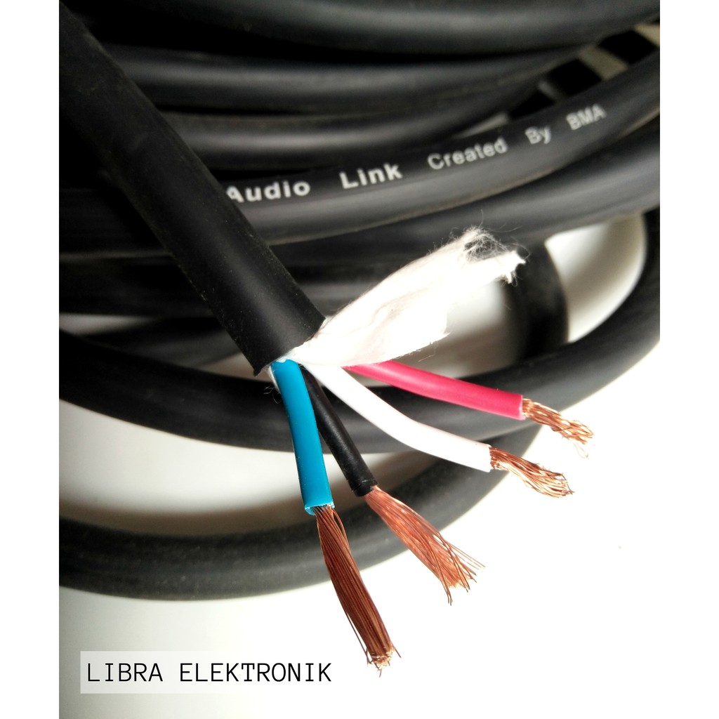 Kabel Audio Speaker BMA 4 X 1 Koma 5mm