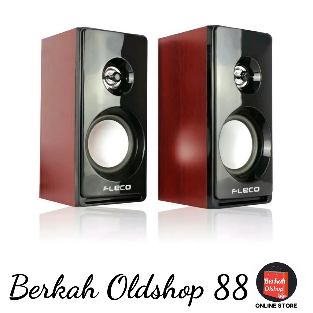 Berkah Oldshop 88 - Speakers Aktif FLECO F-019 Digital Musik Audio Komputer