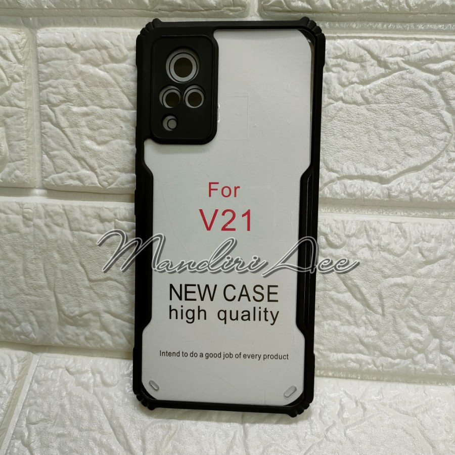VIVO V21 CASE AMROR FUSION SHOCKPROOF PREMIUM TRANSPARAN CASE MIKA