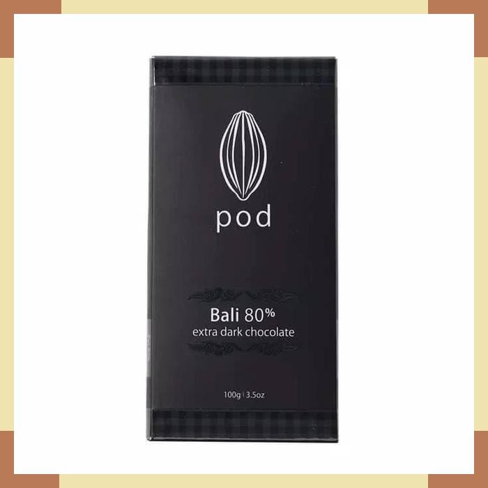 

POD Bali 80% Extra Dark Chocolate Cokelat Coklat Diet Keto Sehat