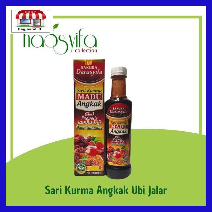 

R6Rey7- Sari Kurma Madu Angkak Propolis Jambu Biji Plus Daun Ubi Jalar T8Rjur-