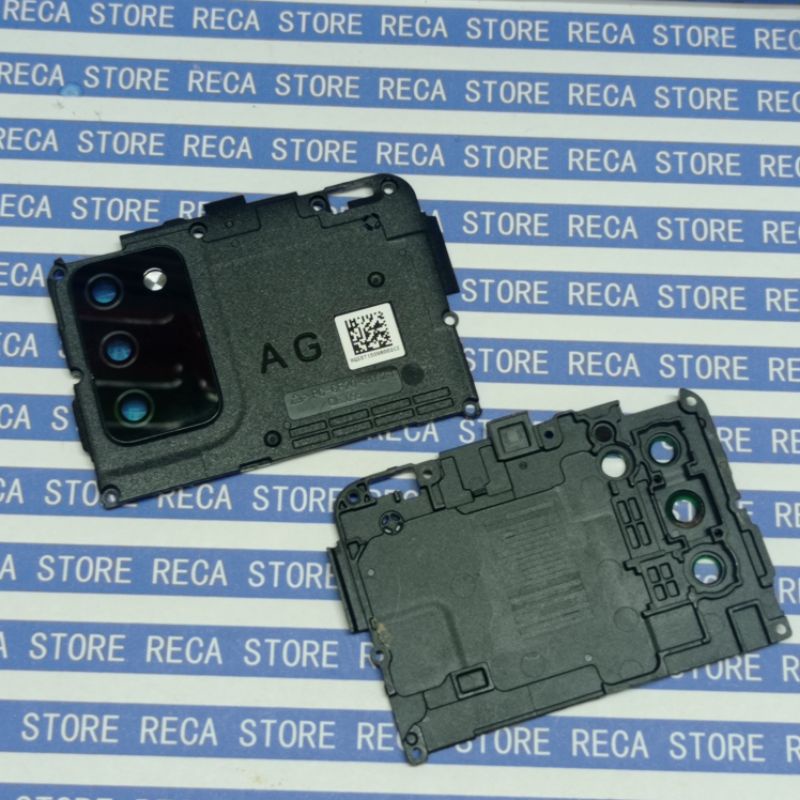 Frame Penutup Mesin Cover Board Plus Kaca Kamera Samsung Galaxy A02s A025F ORIGINAL