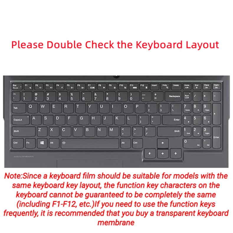 Cover Pelindung Keyboard Bahan Silikon Ultra Tipis Tahan Air Anti Debu Untuk Lenovo Legion Y7000 Y9000P R9000X 15.6 Inch