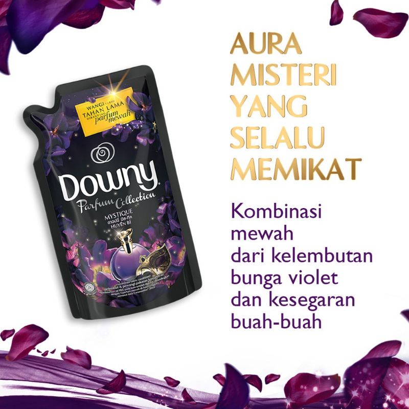 Downy Pelembut &amp; Pewangi Pakaian MYSTIQUE 850 ML