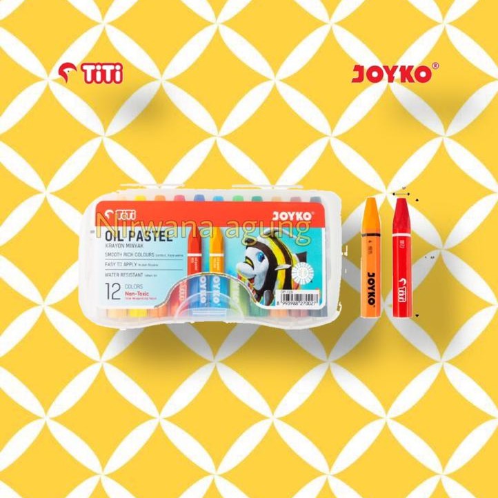 

CRAYON TITI OIL PASTEL OP-12S 12 WARNA