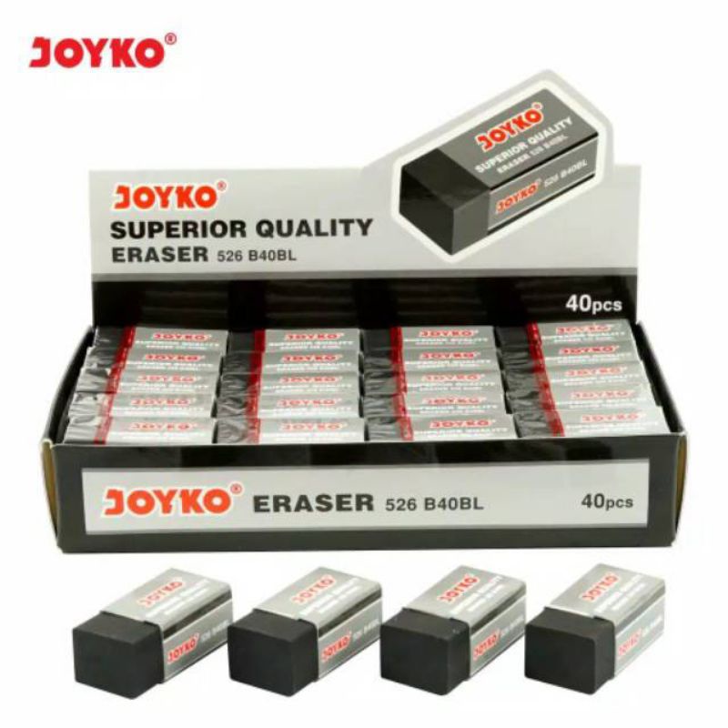 

Eraser / Penghapus Joyko Hitam 526-B40BL
