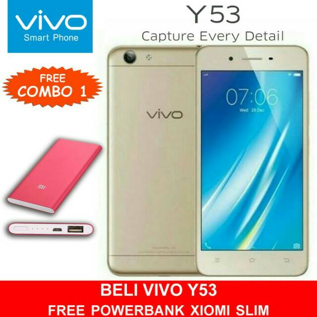 Hp Vivo Y53 Baru Garansi 1tahun Dan Dapatkan Berbagai Hadiahnya Shopee Indonesia