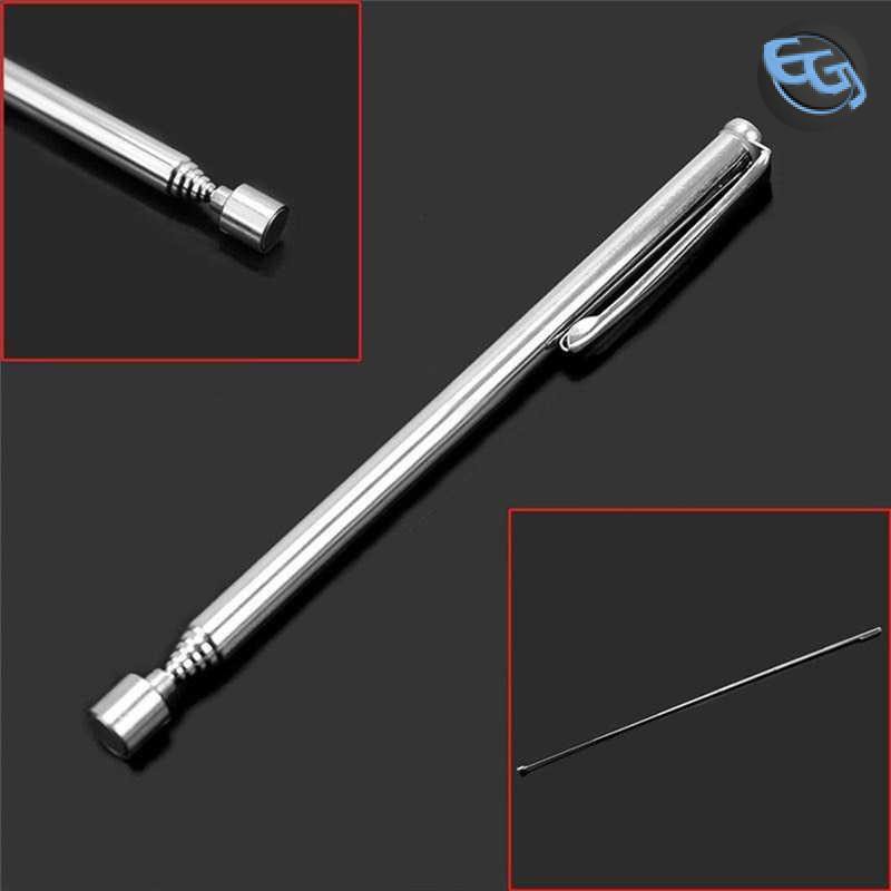 Grab Medan Tongkat Telescopic Magnet Pick Up Tool Rod Stick GJ0348 EGJ - HELTC Silver