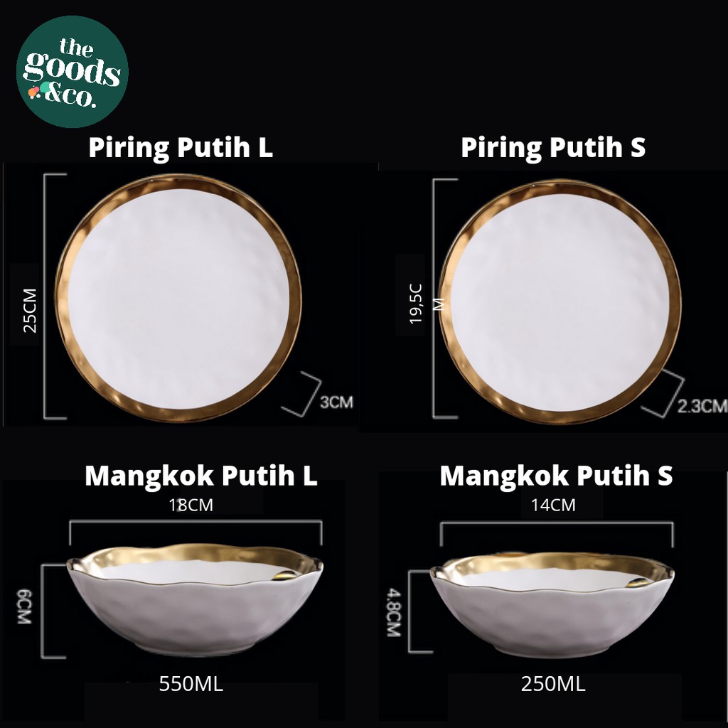 Piring keramik Ceramic Tray Mangkok keramik Wadah Saji keramik Premium