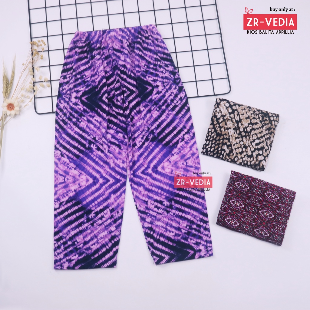 (Motif) Legging Aldys uk 9-10 Tahun / Leging Anak Perempuan Grosir Celana Panjang Cewek Batik Bunga