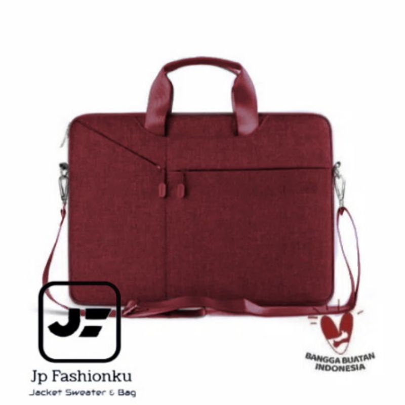 Tas Laptop13 - 14 inch Selempang Jinjing,Kantor, Sekolah ,  guru,  Serbaguna