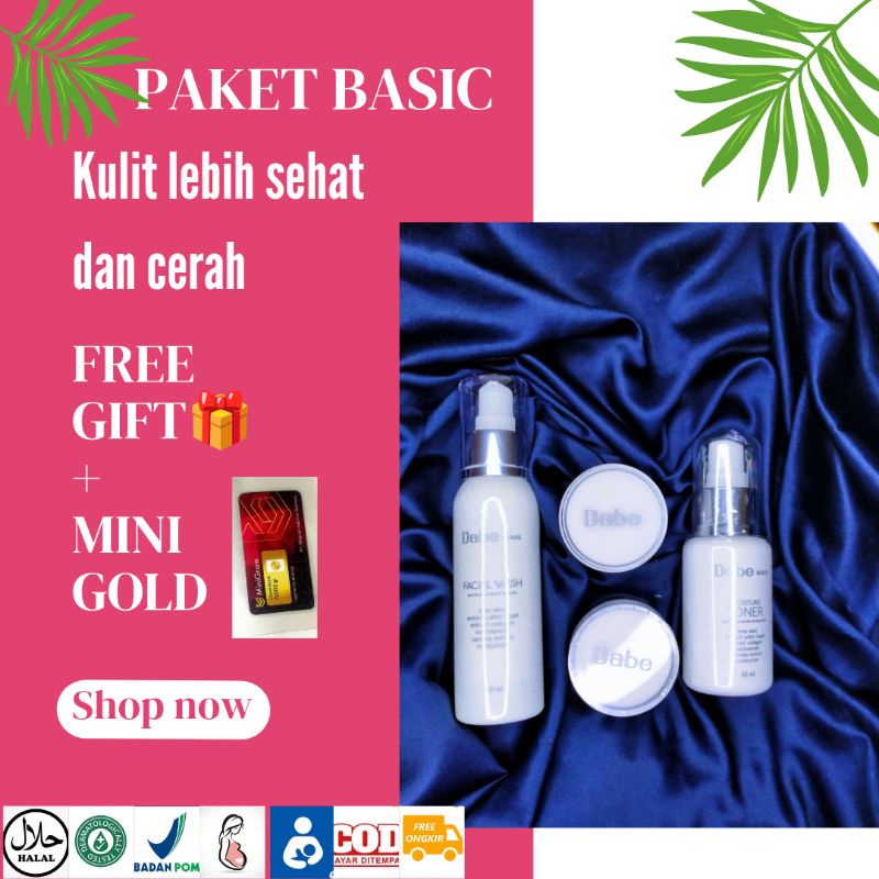 Original Beauty Skincare Bpom Cream Pelembab Wajah Dabe Beaute Perawatan Wajah