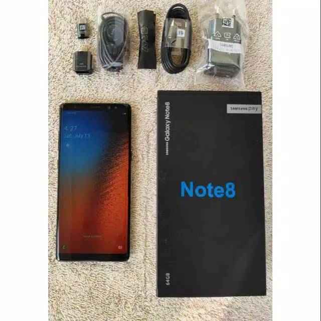 Samsung note 8 RAM 6GB/64GB fullset original