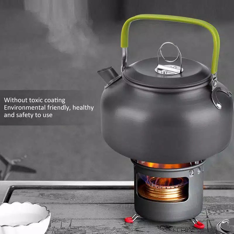 【COD】 Teko Ceret Camping 800 ml` Outdoor Kettle 0.8 Liter` Ketel Teapot DS 08