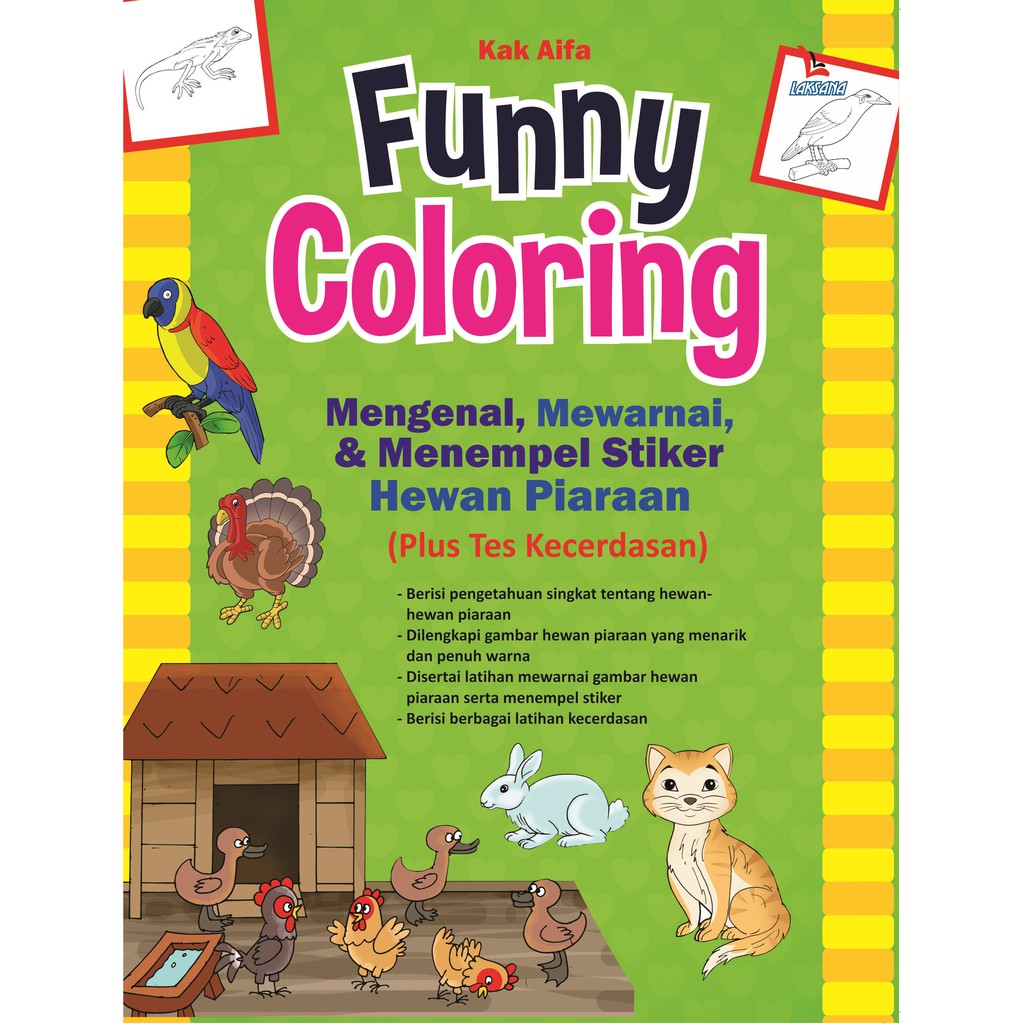 

Buku Funny Coloring Aneka Hewan Peliharaan - LAKSANA
