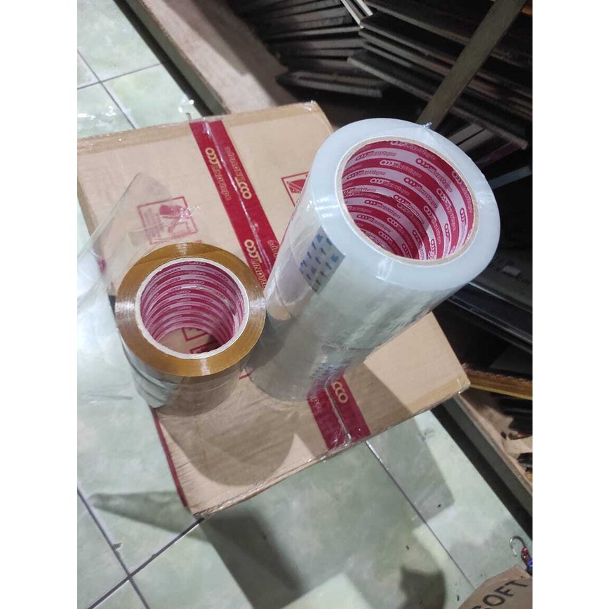 Lakban bening Lindy TAPE 48 mm x 100 yard Bening & Coklat