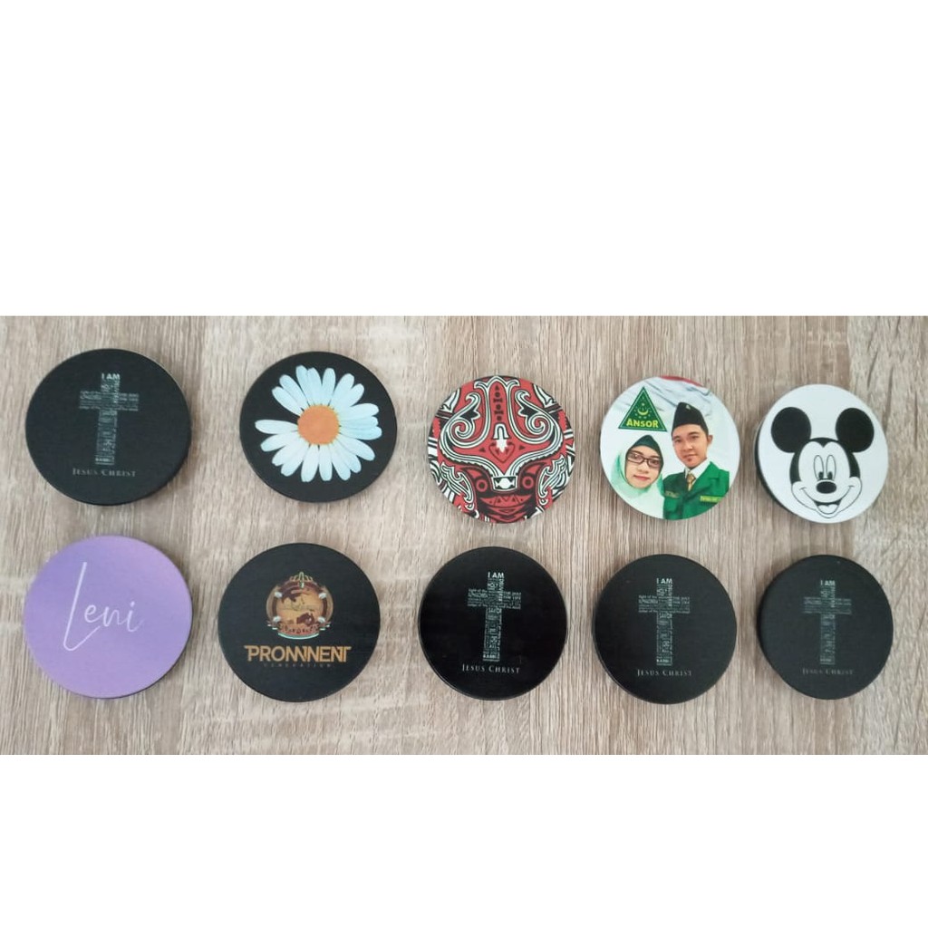 Jasa Print UV cetak Pop socket Custom