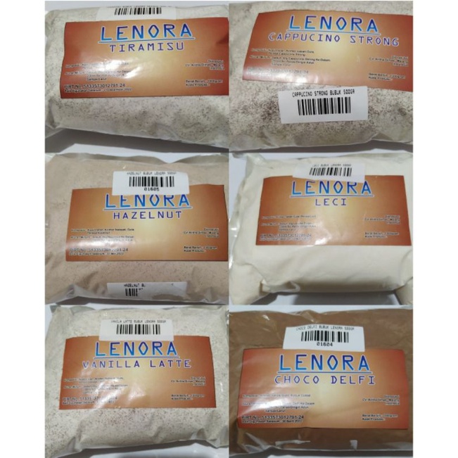 

Bubuk Minuman Aneka Rasa Lenora 500gr/ Bubuk Lenora